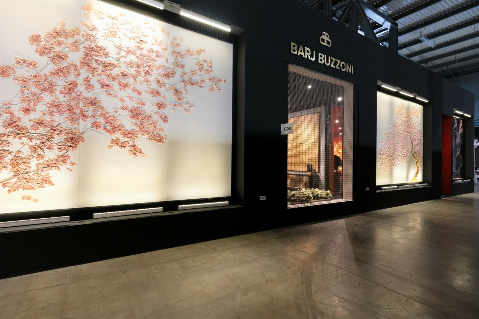 a large display of a store